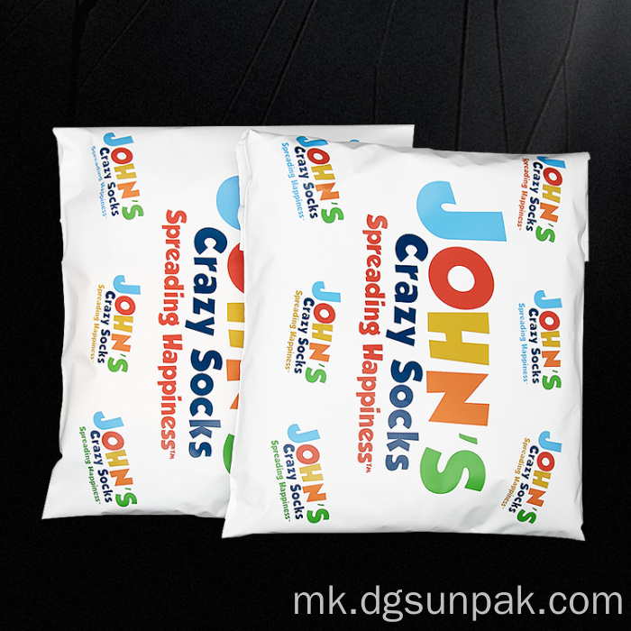 облека polybag прилагоден дизајн торба за проширување на поли-пошта